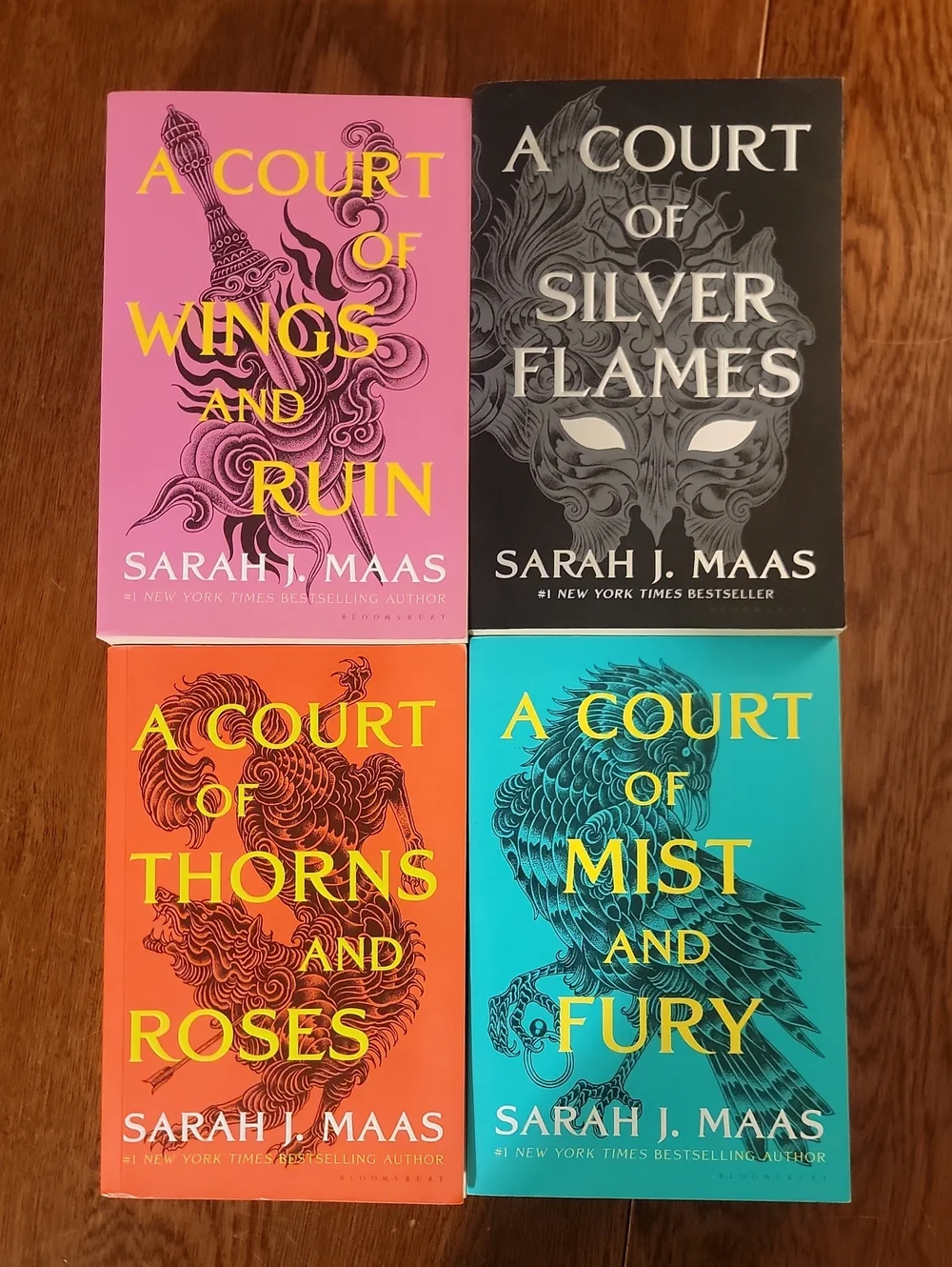 A Court of Thorns and Roses Series by Sarah J. Maas - Vibrant Four-Book Set - Picture 1 of 1